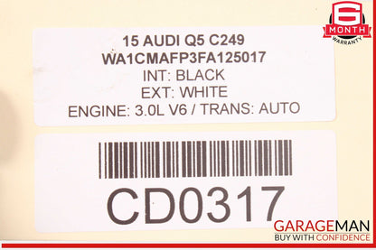 13-17 Audi Q5 Rear Diff Differential Axle Carrier Assembly OEM