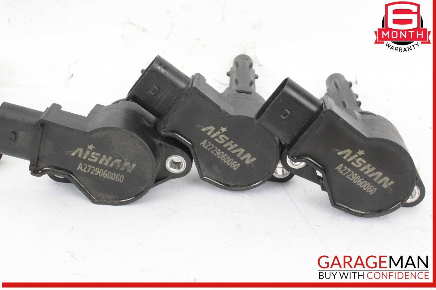 05-13 Mercedes W212 E350 Wagon GLK350 M272 Ignition Coil Spark Plug Set of 6 Pc OEM
