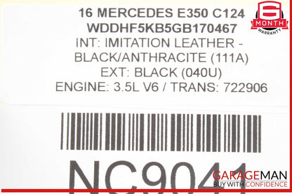 12-18 Mercedes W212 E350 CLS550 E550 Steering Wheel w/ Paddle Shifters OEM