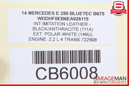 08-18 Mercedes W212 E350 E250 C350 Rear Right Side Door Lock Latch Actuator