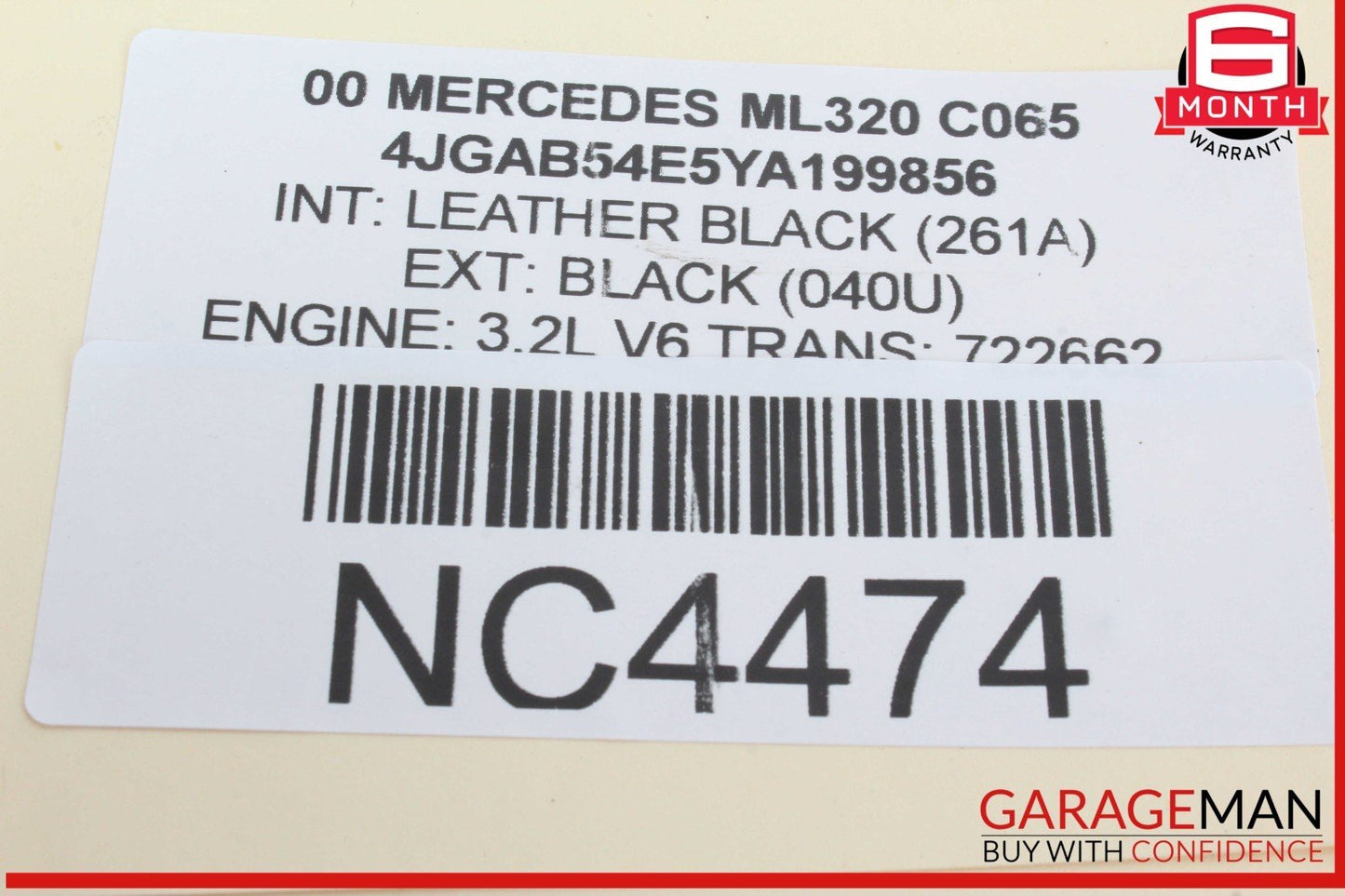 98-05 Mercedes W163 ML320 Rear Right & Left Side Door Audio Speakers Set OEM