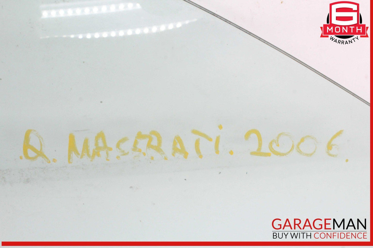 03-13 Maserati Quattroporte M139 Front Right Side Door Window Glass OEM