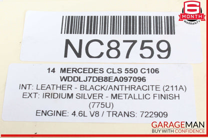 12-18 Mercedes W218 CLS550 E550 M278 Right Turbocharger Turbo Charger Manifold