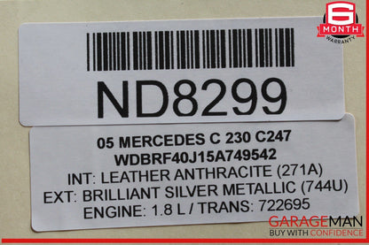 05-09 Mercedes W203 C230 C350 CLK350 Engine Radiator Cooling Fan Motor OEM