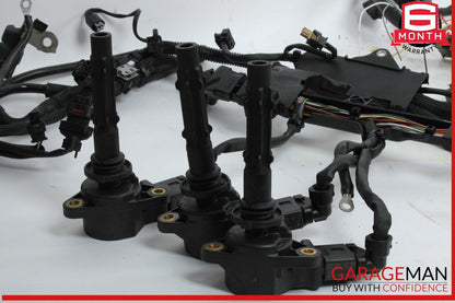 06-09 Mercedes W211 E350 Engine Motor Wire Harness Assembly w/ Ignition Coil OEM