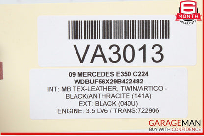 05-13 Mercedes W211 E350 C300 GLK350 Engine Cylinder Head Cover Left Side OEM