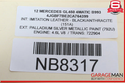 09-13 Mercedes X164 GL450 4MATIC Driver Steering Wheel w/ Paddle Shifters OEM
