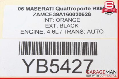 04-18 Maserati Quattroporte M139 Rear Center Console AC A/C Air Vent OEM