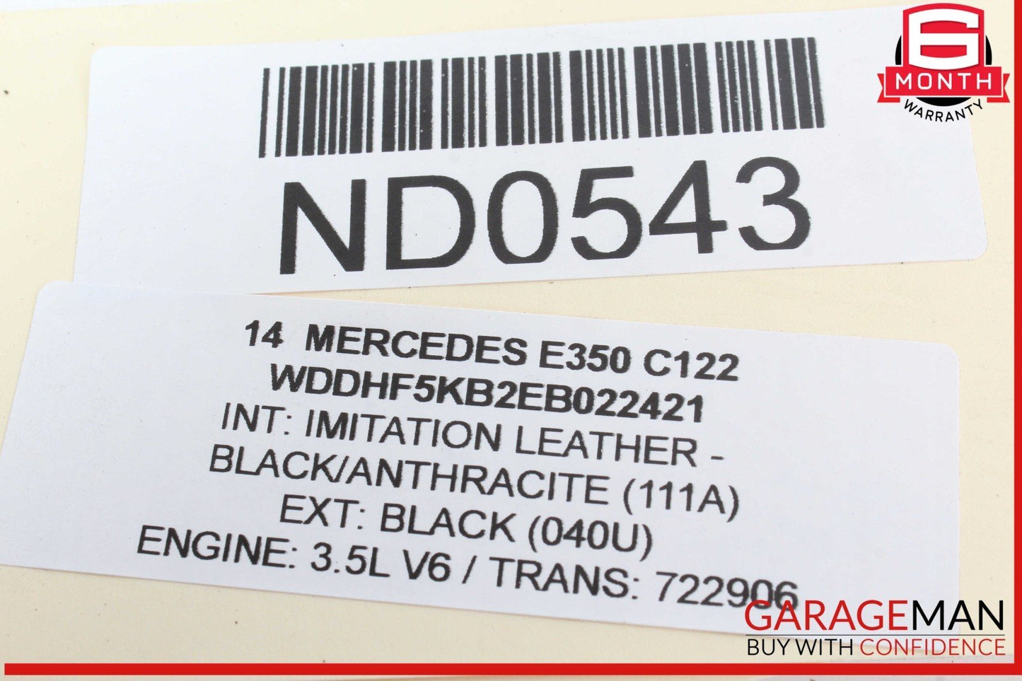08-17 Mercedes W212 E350 SLK250 Trunk Lid Latch Lock Actuator 2047500261 OEM