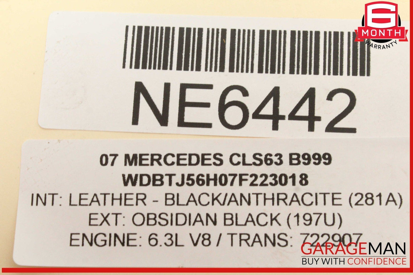 07-15 Mercedes W219 CLS63 AMG 6.3L Engine Motor Lower Oil Pan 1560140902 OEM
