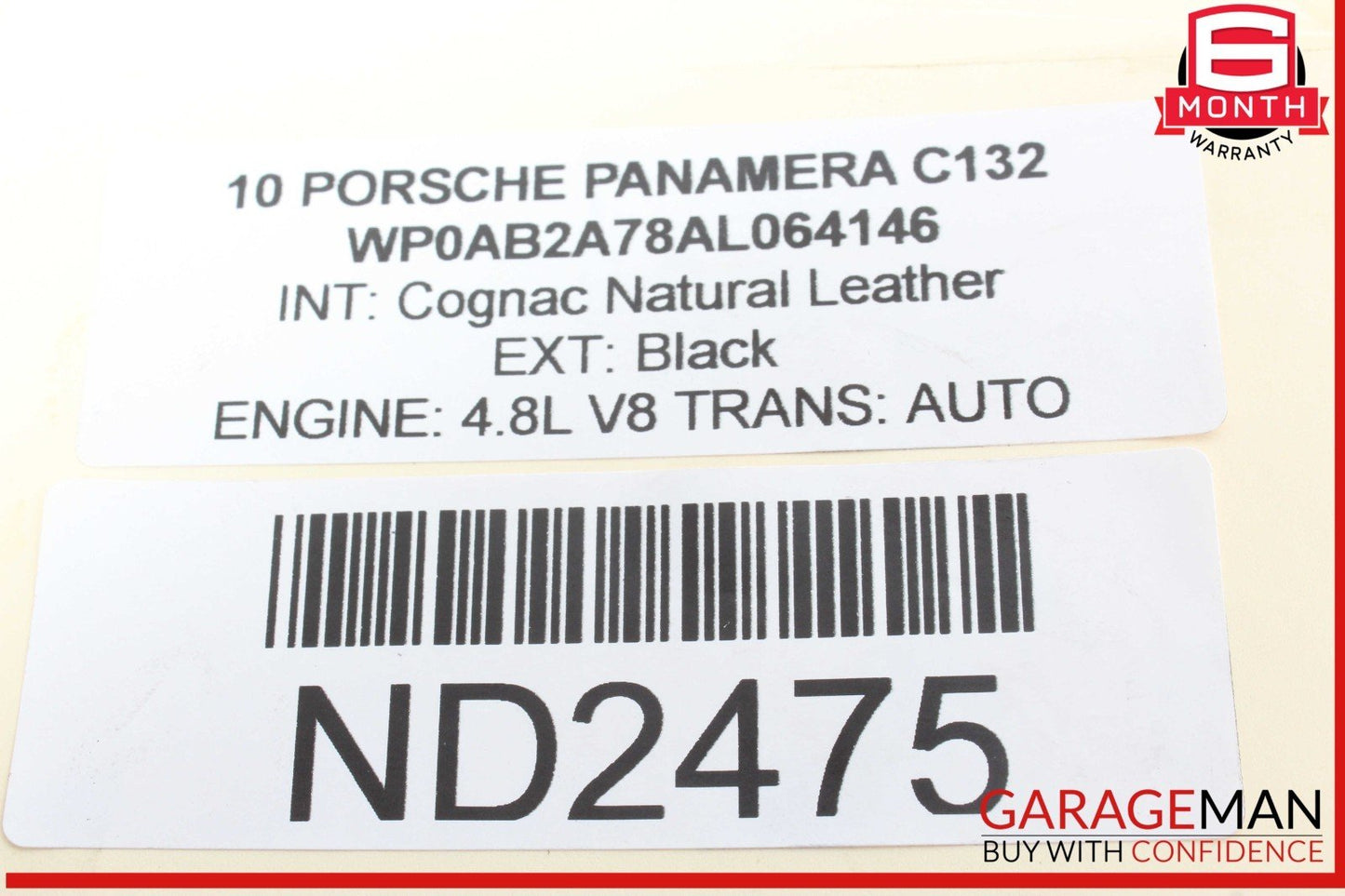 10-16 Porsche Panamera 970 Cayenne 958 4.8L Engine Oil Cooler 94810728121 OEM