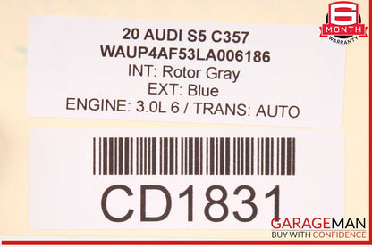 18-24 Audi S5 RS5 A5 Front Left Driver Side Door Shell Panel OEM