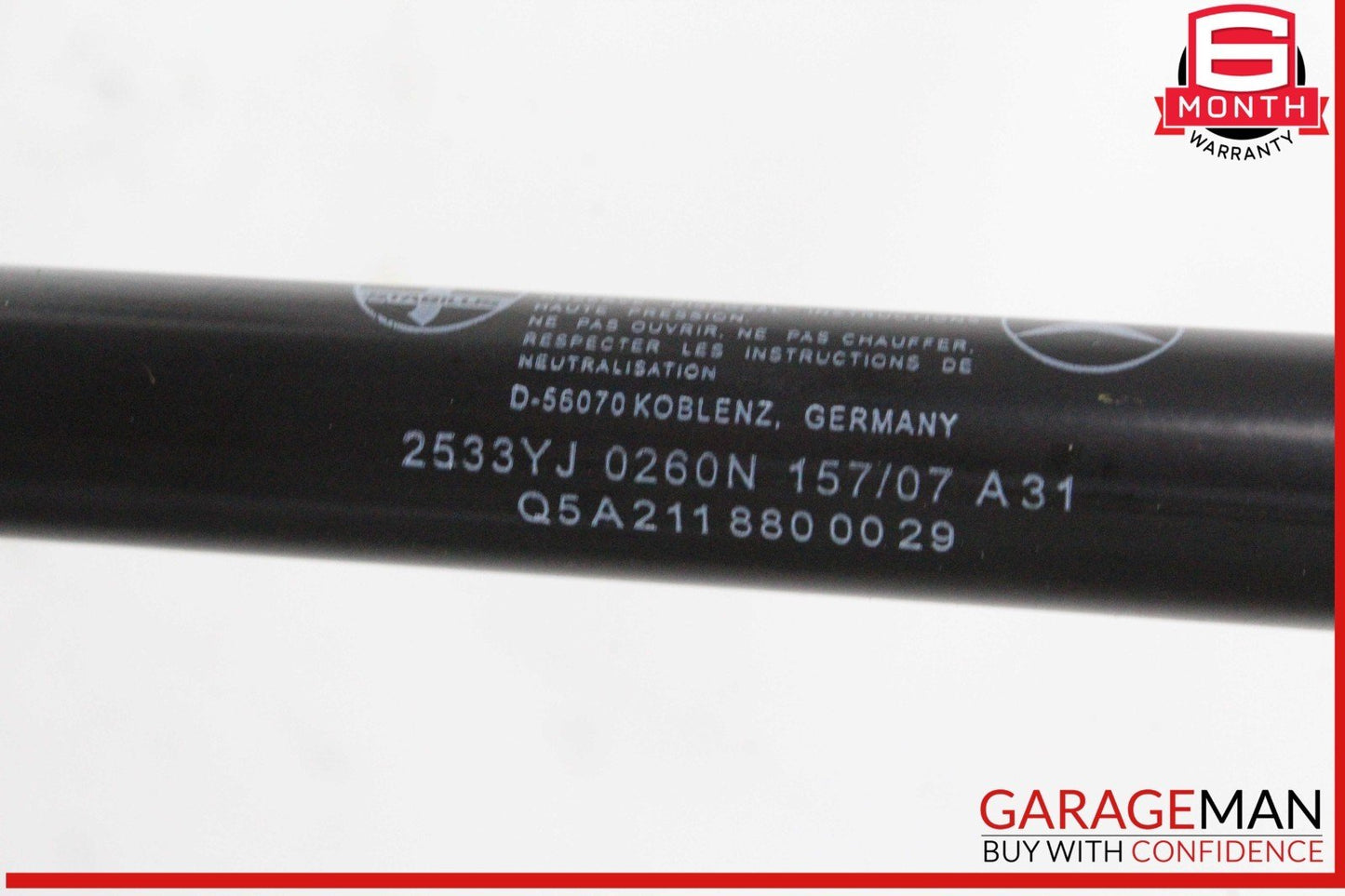 03-09 Mercedes W211 E350 Front Right and Front Left Side Hood Shock Strut Set
