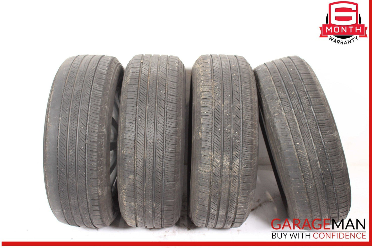 03-10 Porsche Cayenne 955 957 Complete Wheel Tire Rim Set 7.5J x 17 ET53 OEM