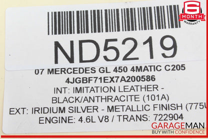 07-15 Mercedes X164 GL450 4MATIC Engine Motor Lower Oil Pan 2720100528 OEM