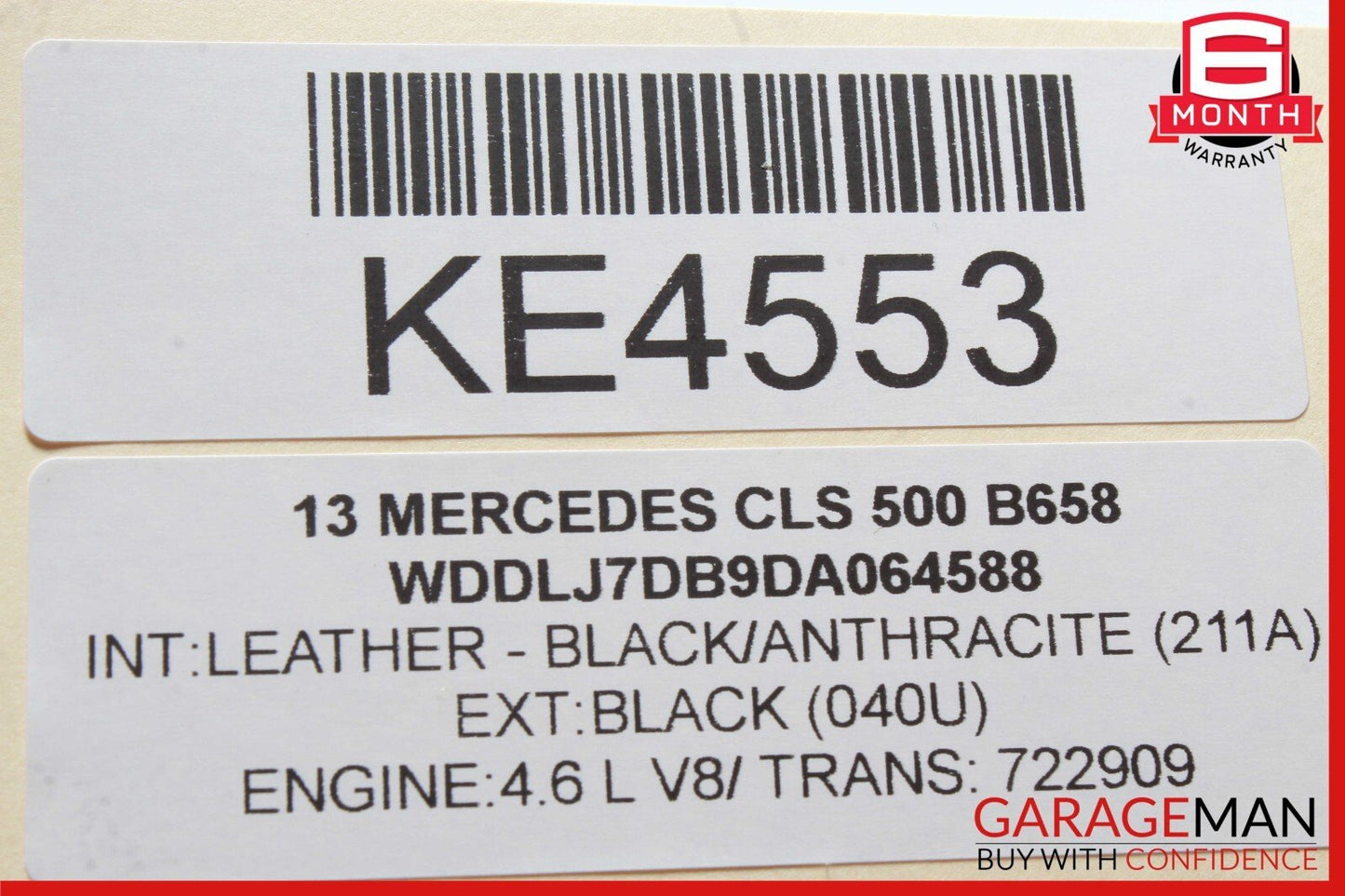 08-18 Mercedes W218 CLS500 C300 Coolant Reservoir Overflow Expansion Tank OEM