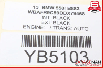 11-16 BMW 528i 535i 550i FRONT POWER DISTRIBUTION FUSE RELAY BOX 9252815 OEM