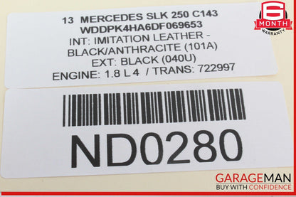 12-16 Mercedes R172 SLK250 SLK300 Center Console Trim Bezel 1726801336 OEM