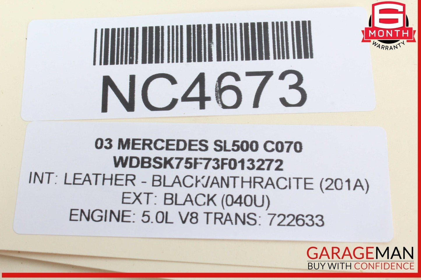 03-08 Mercedes R230 SL500 SL55 AMG BOSE Subwoofer Audio Radio Speaker OEM