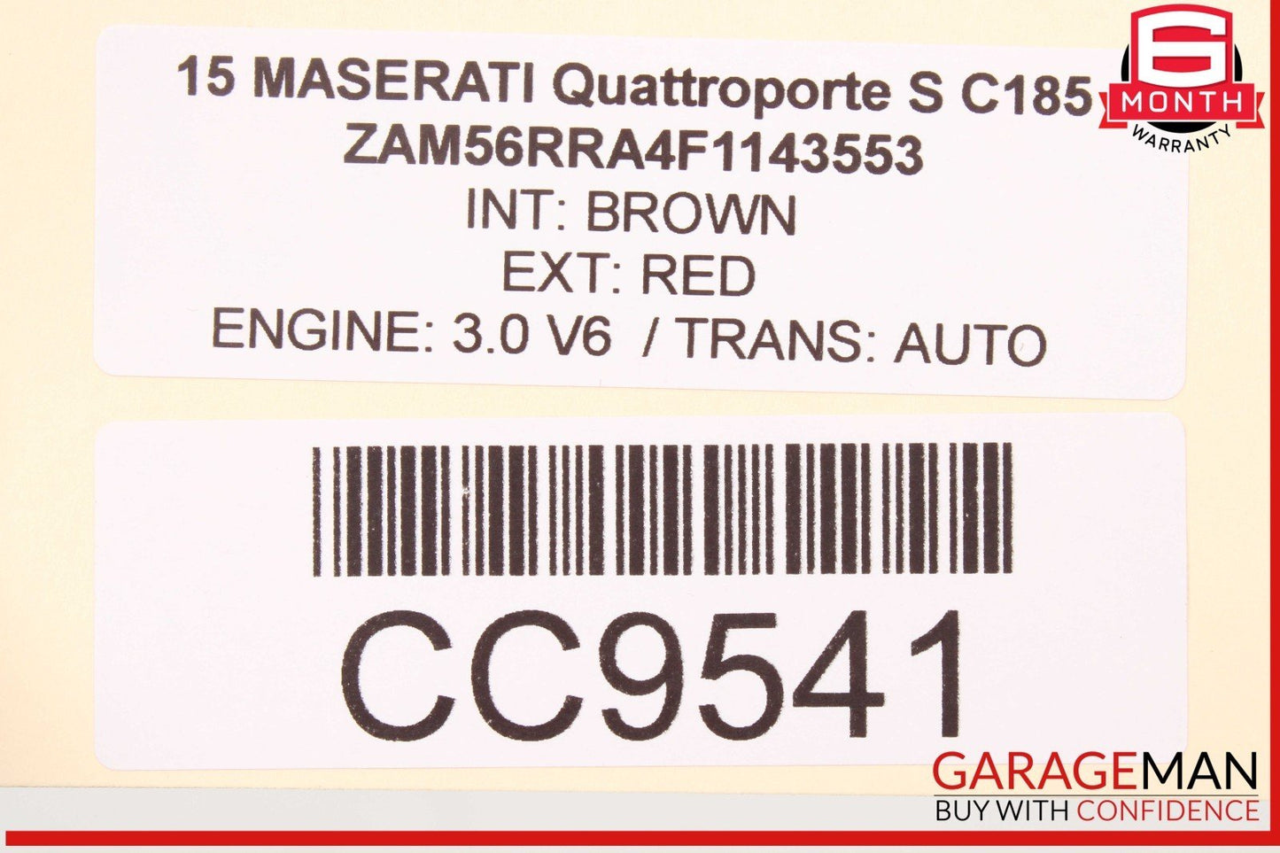 14-17 Maserati Quattroporte M156 Front Right Side Interior Door Panel OEM