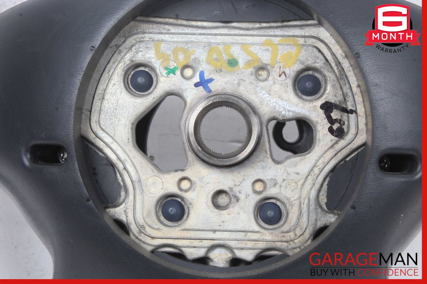 07-10 Mercedes CL550 S550 4 Spoke Steering Wheel Black w/ Paddles Assy Wood