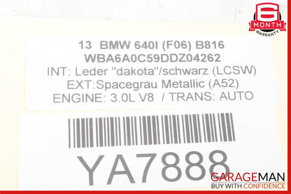 13-19 BMW 640i 650i F06 AC A/C Heater Climate Control Switch OEM