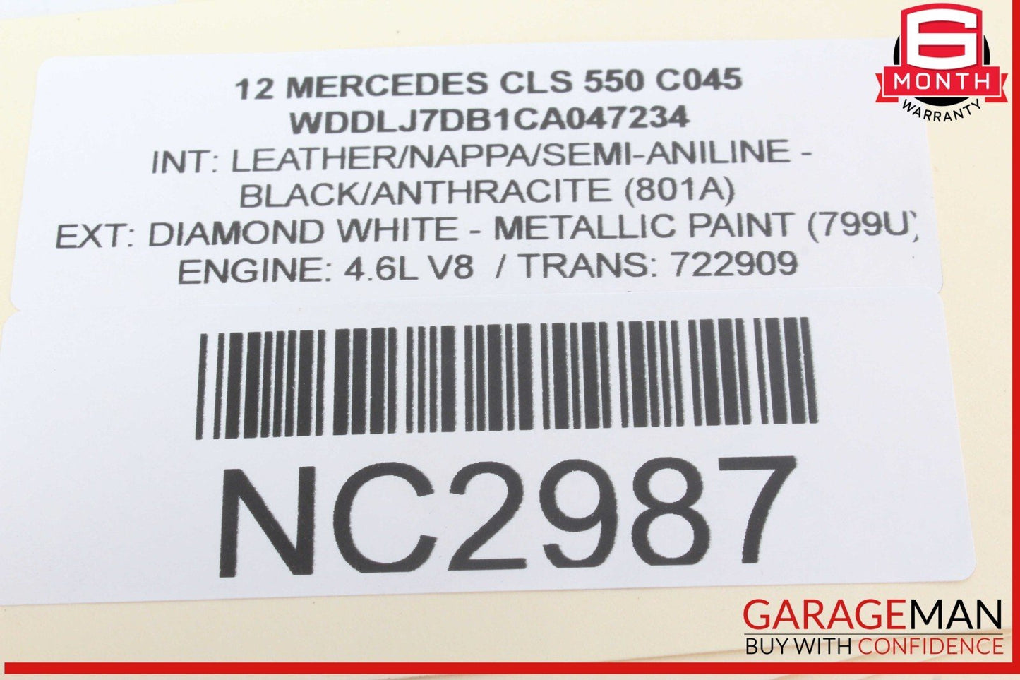 08-18 Mercedes W218 CLS550 Front Right and Left Side Door Sound Speaker