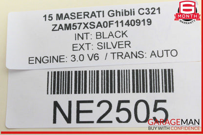 14-17 Maserati Ghibli Emergency Parking Brake Actuator 670030076 OEM