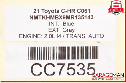 18-22 Toyota C-HR Rear Right Spindle Knuckle Hub Bearing Assy OEM