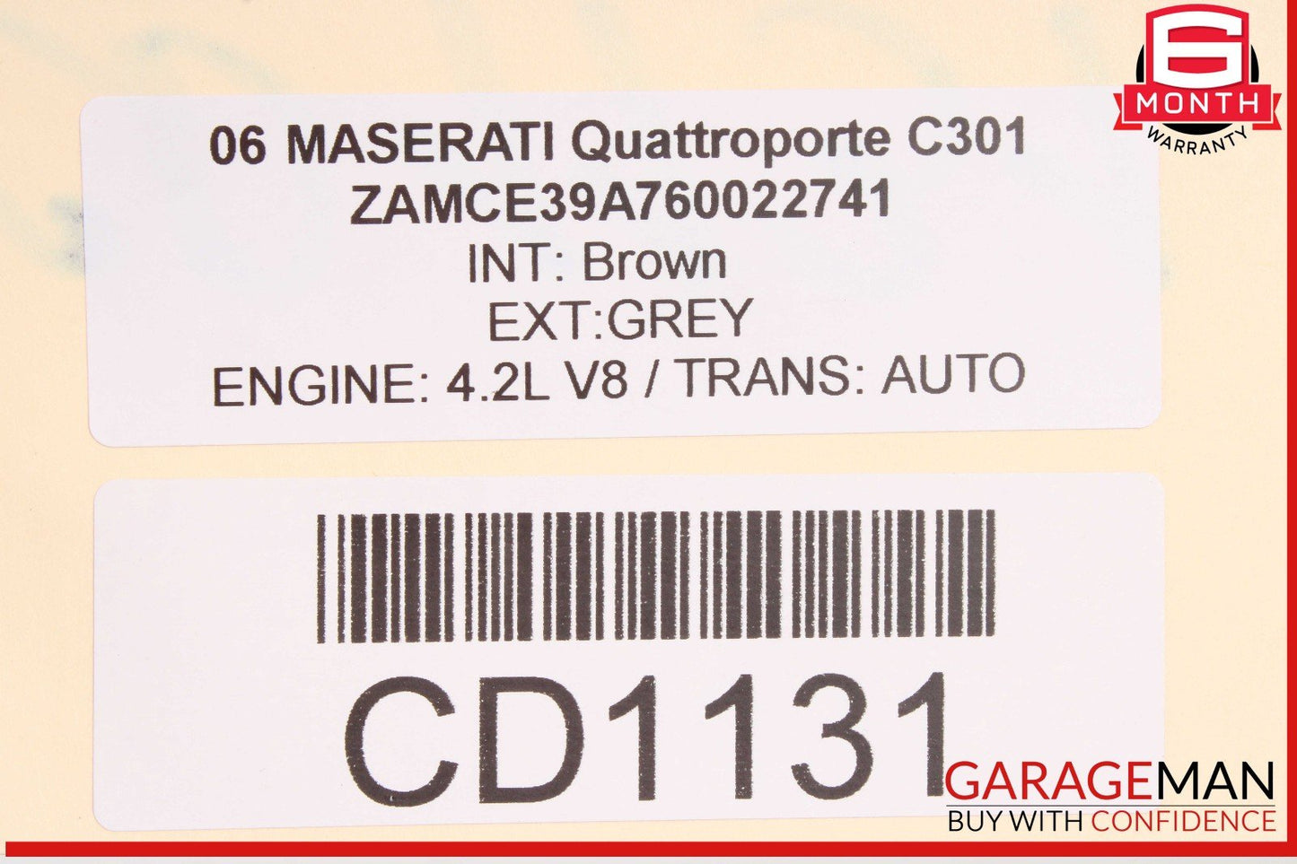 06-13 Maserati Quattroporte M139 Gas Fuel Tank Reservoir Assembly OEM