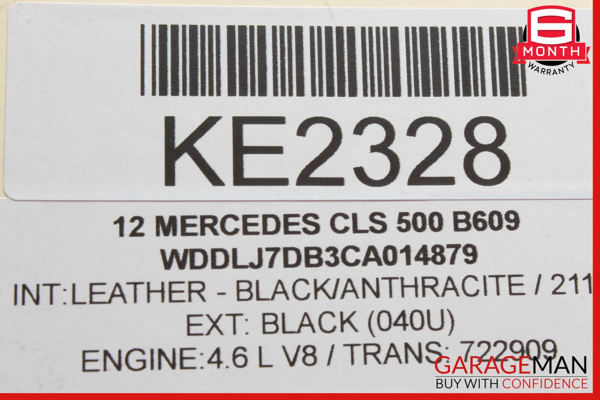 12-18 Mercedes W218 CLS550 4.6L Left Exhaust Pipe Adapter 2781400908 OEM