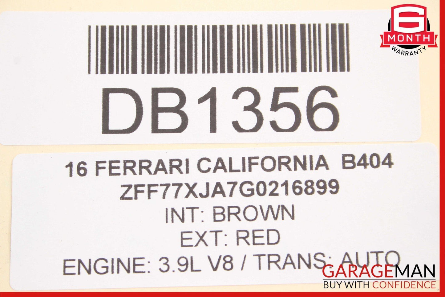 15-18 Ferrari California T Rear Left Side Wheelhouse Gravel Guard Assembly 3k