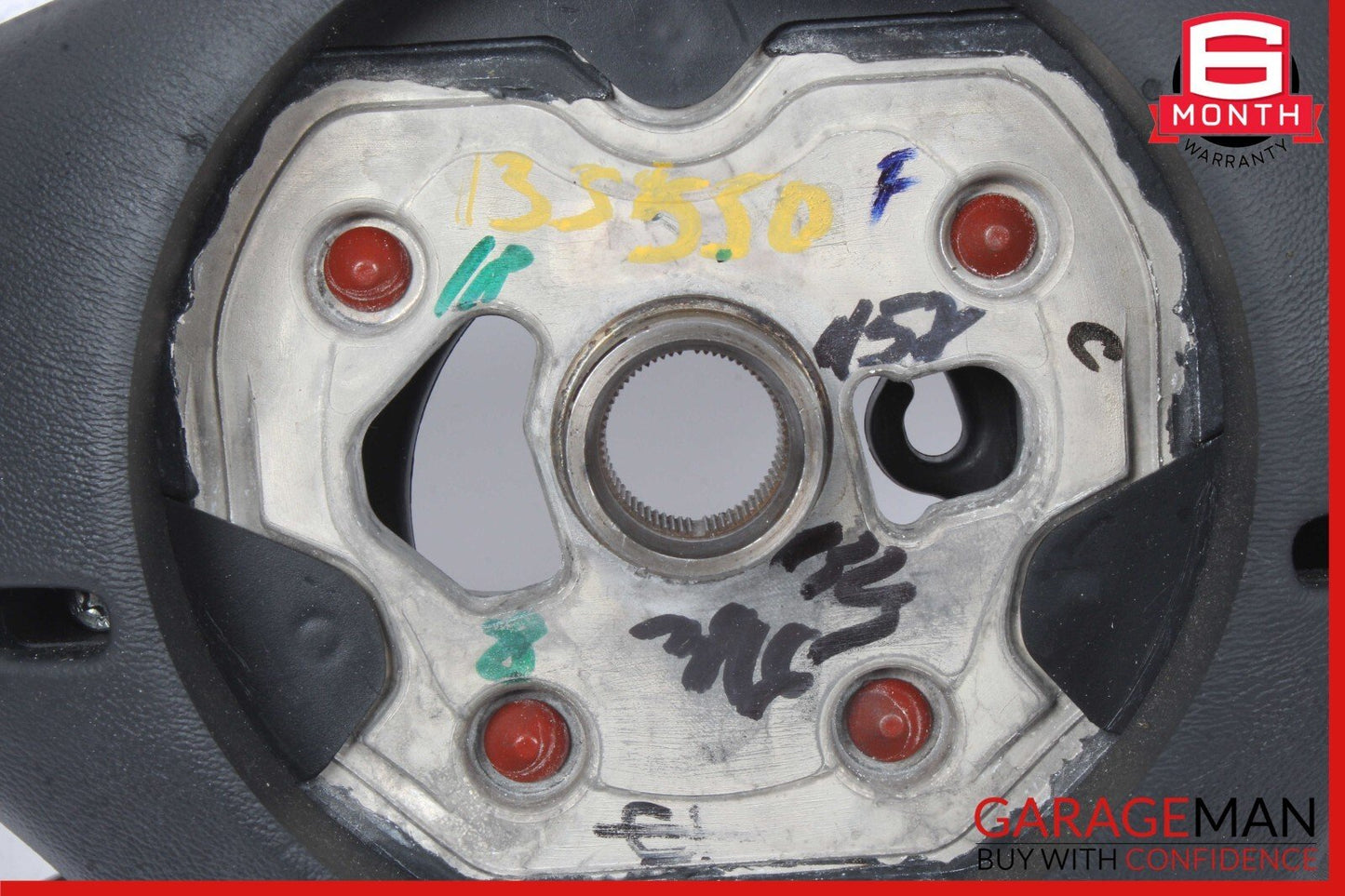 10-13 Mercedes W221 S550 S600 Steering Wheel w/ Paddle Shifters Wood Anthracite