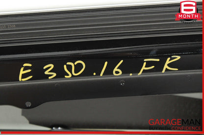 10-16 Mercedes W212 E350 Front Right Passenger Side Exterior Door Shell Black
