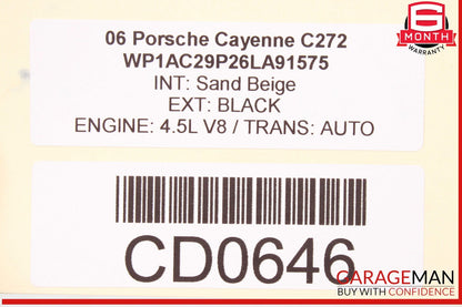 03-06 Porsche Cayenne 955 Front Subframe Cross Member Sub Frame Crossmember