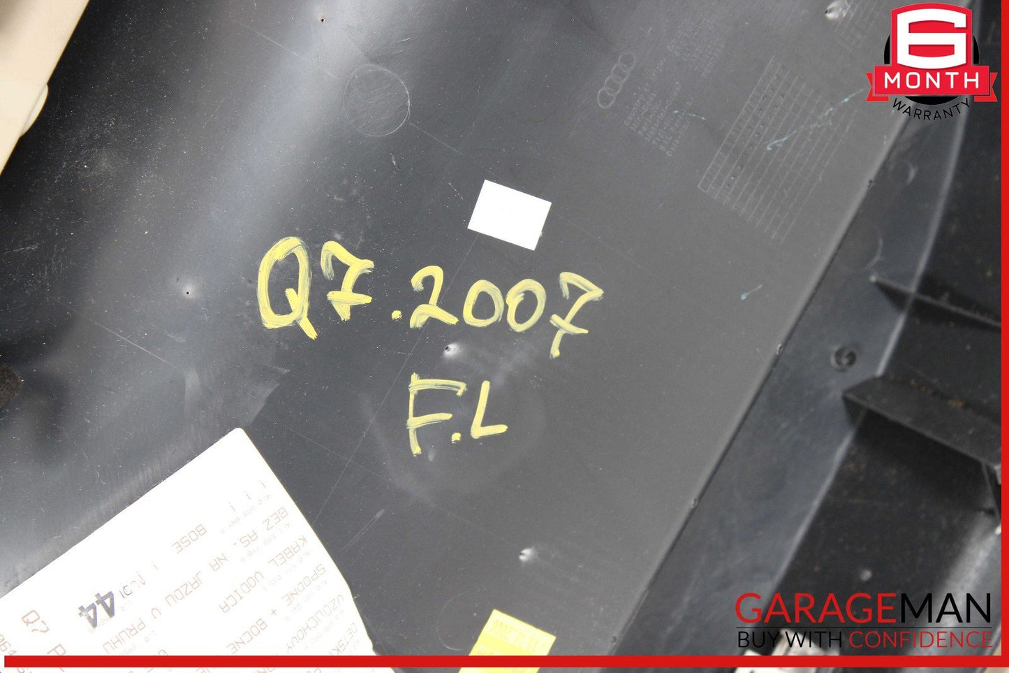 07-15 Audi Q7 Front Left Driver Side Door Interior Panel Trim Cover OEM