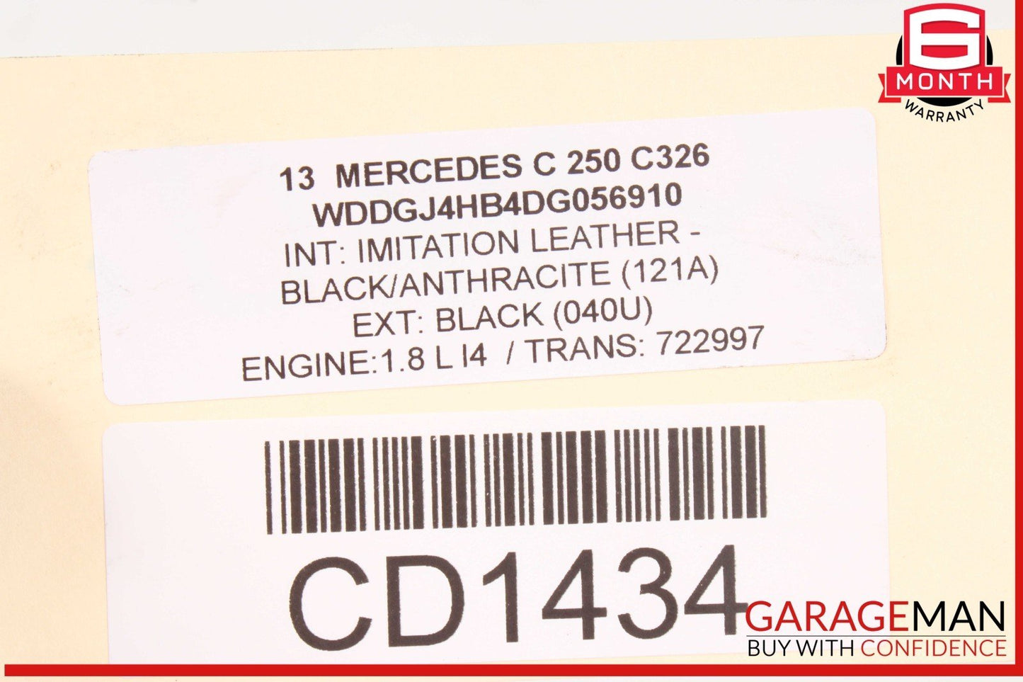 12-15 Mercedes W204 C250 Engine Motor Cooling Radiator A/C AC Condenser Assembly