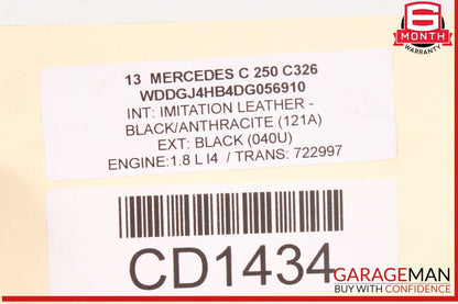 12-15 Mercedes W204 C250 Engine Motor Cooling Radiator A/C AC Condenser Assembly