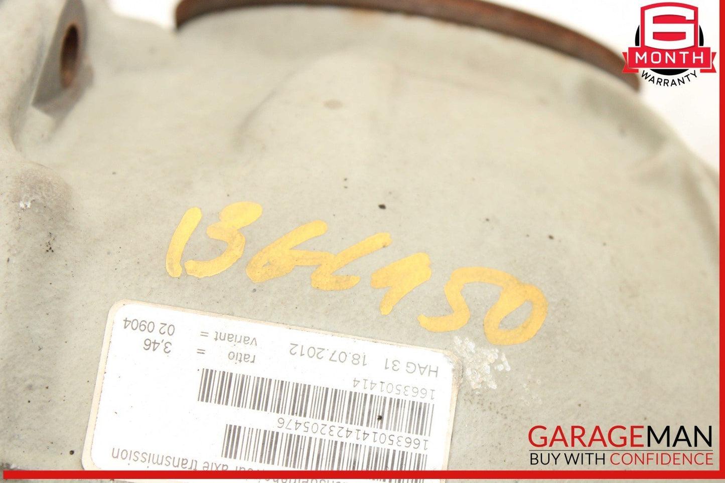 12-19 Mercedes X166 GL450 GLE550 Rear Differential Diff Axle Carrier 3.46 OEM