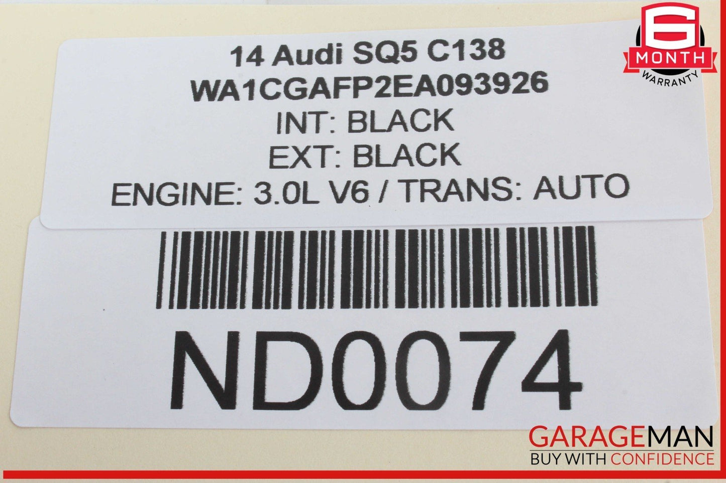 14-16 Audi SQ5 Front Dash Info GPS Navigation Display Screen Monitor OEM