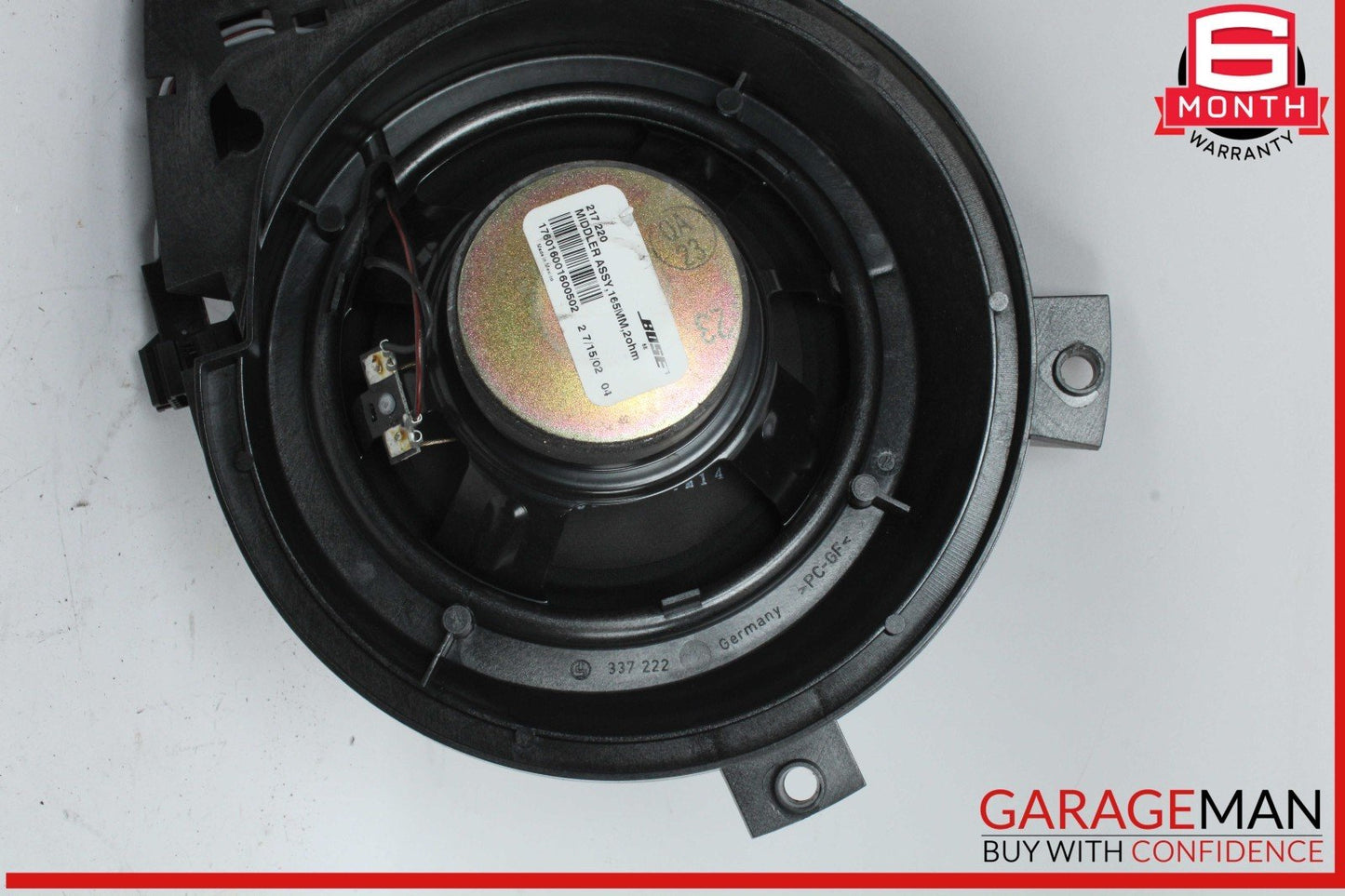 03-08 Mercedes R230 SL500 Front Left and Right Side Door Audio Speaker Bose OEM