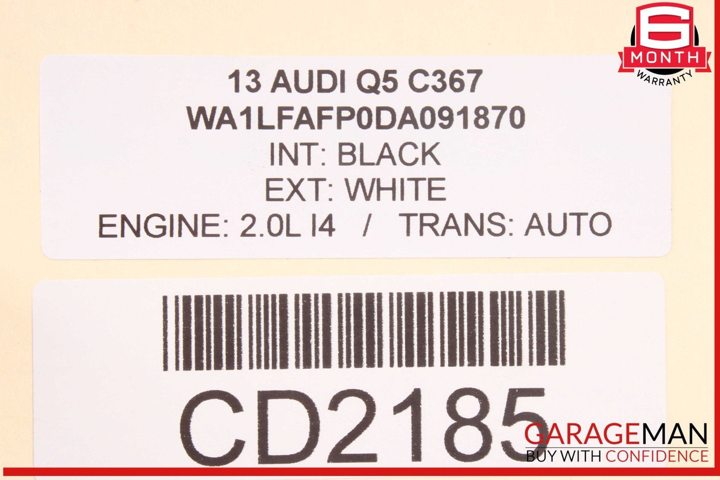 09-16 Audi Q5 A5 A4 2.0L Engine Motor Cooling Radiator Fan Motor 8K0121003P OEM