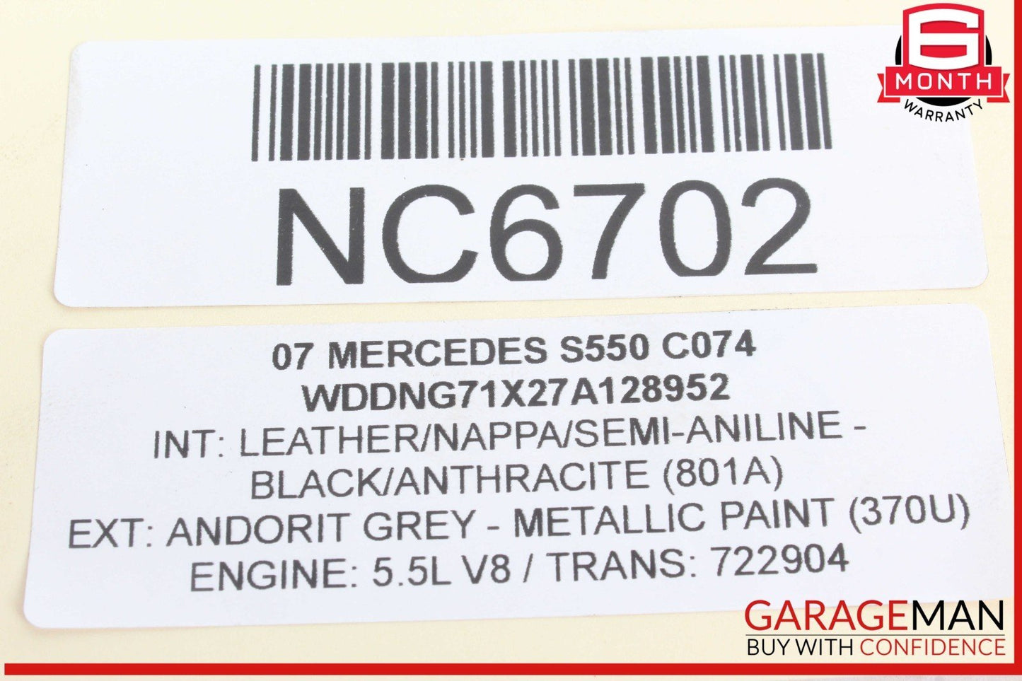Mercedes-Benz Unknown 2730160105/ A2730160105/ A 273 016 01 05 0105 OEM