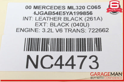 98-05 Mercedes W163 ML320 ML55 AMG Front Right & Left Door Speaker Sound Set OEM