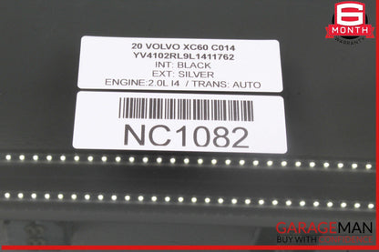 18-25 Volvo XC60 Rear Left Driver Side Door Window Glass OEM