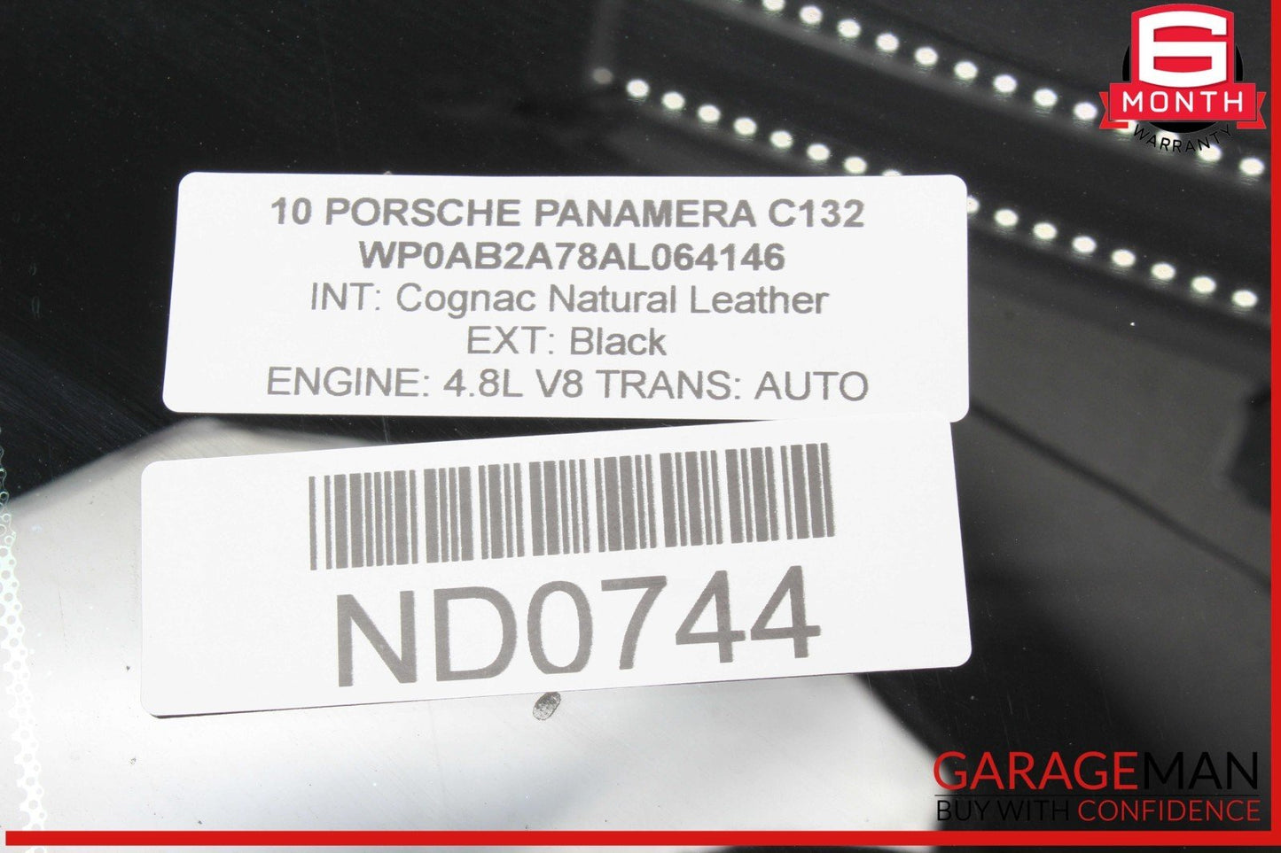 10-16 Porsche Panamera 970 Front Right Passenger Side Door Window Glass OEM