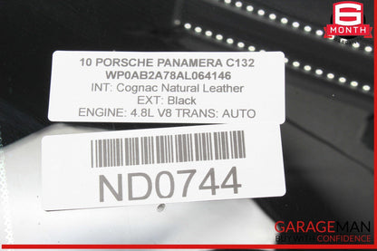 10-16 Porsche Panamera 970 Front Right Passenger Side Door Window Glass OEM
