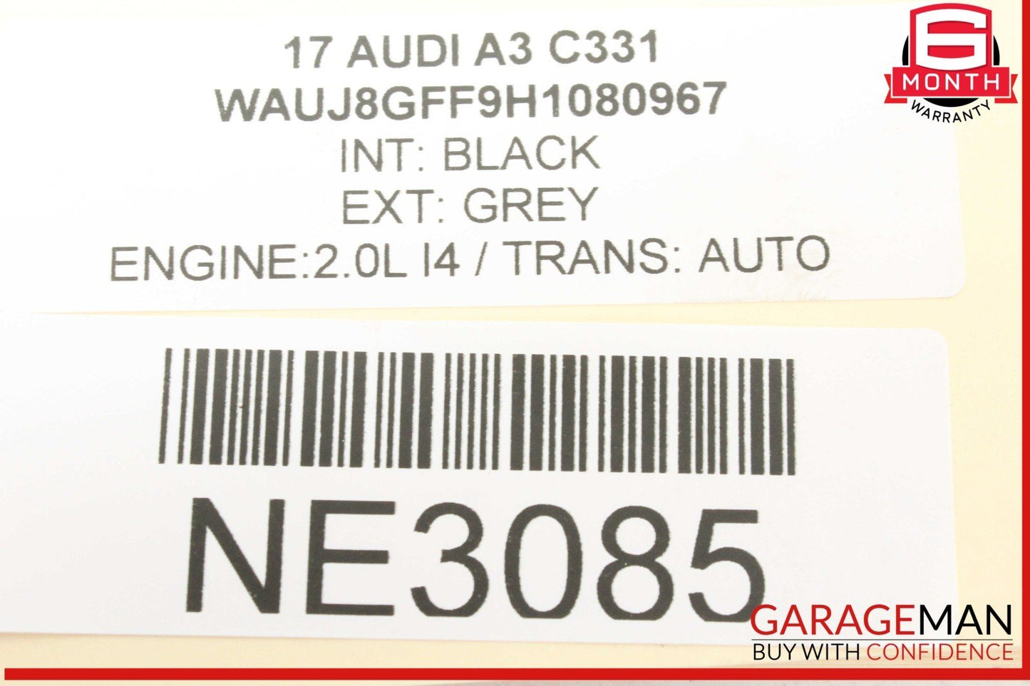 15-17 Audi A3 S3 TT Engine Motor Lower Timming Case Cover Panel 06K109210AF OEM