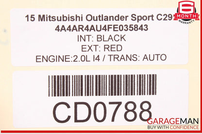 11-24 Mitsubishi Outlander Sport Front Left Driver Side Door Shell Panel OEM