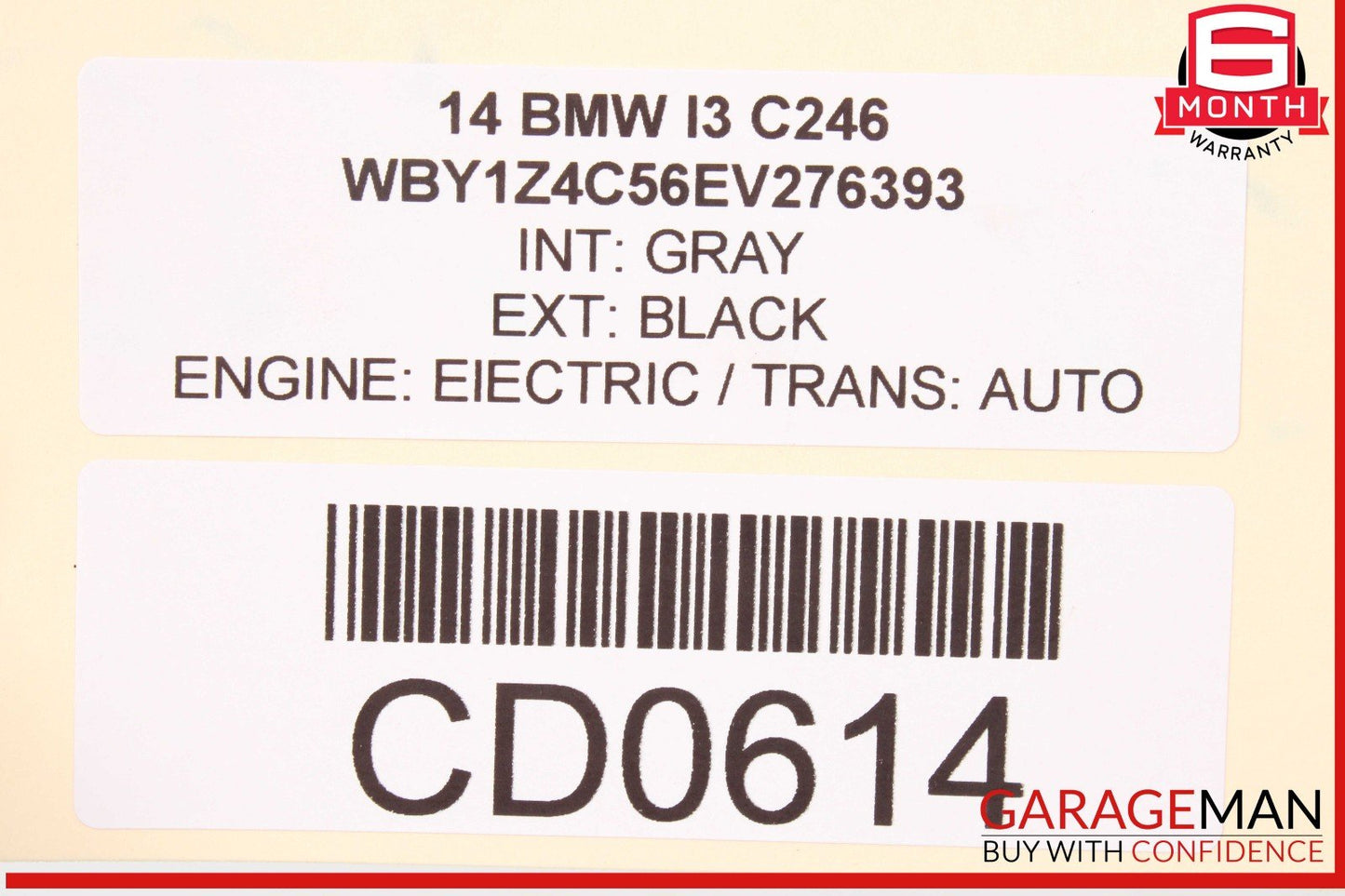 14-21 BMW i3 I01 Hybrid Front Right Passenger Side Interior Door Panel Cover OEM